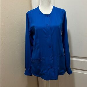 HH Works by healing hands Blue Scrub Jacket Style 5500